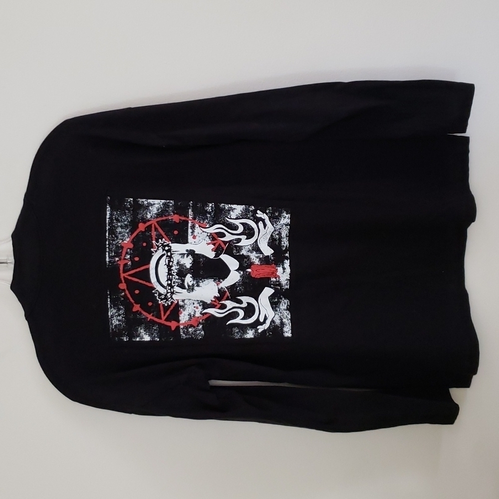 Sabrina long sleeve tee shirt, witch craft, Halloween, witchycore, womens small